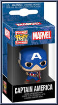 Captain America (New Classics) from Marvel - Pop! Keychains manufactured by Funko [Front]