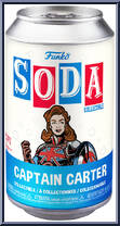 Captain Carter from Marvel - Soda manufactured by Funko [Front]