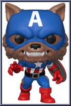 Capwolf from Marvel - Marvel Universe Pop! manufactured by Funko [Loose]