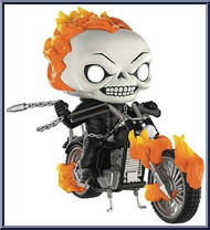 Ghost Rider from Marvel - Pop! Rides manufactured by Funko [Loose]