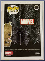 Groot (Gamer) (Sitting) from Marvel - Marvel Universe Pop! manufactured by Funko [Back]