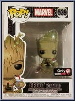 Groot (Gamer) (Sitting) from Marvel - Marvel Universe Pop! manufactured by Funko [Front]