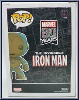 Iron Man (Patina) from Marvel - 80 Years Pop! manufactured by Funko [Back]