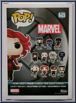 Jean Grey from Marvel - Marvel Universe Pop! manufactured by Funko [Back]