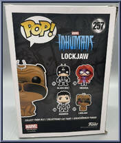 Lockjaw from Marvel - Marvel Universe Pop! manufactured by Funko [Back]