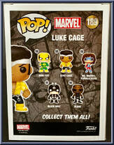 Luke Cage from Marvel - Marvel Universe Pop! manufactured by Funko [Back]