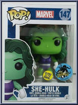 She-Hulk (Glows in the Dark) from Marvel - Marvel Universe Pop! manufactured by Funko [Front]