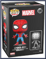 Spider-Man from Marvel - Pop! Die-Cast manufactured by Funko [Back]