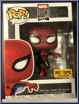Spider-Man (Metallic) (1st Appearance) from Marvel - 80 Years Pop! manufactured by Funko [Front]