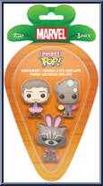 Star-Lord / Groot / Rocket (Easter) from Marvel - Pocket Pop! manufactured by Funko [Front]