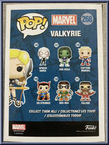 Valkyrie from Marvel - Marvel Universe Pop! manufactured by Funko [Back]