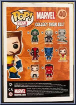 Wolverine (Unmasked) from Marvel - Marvel Universe Pop! manufactured by Funko [Back]