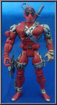 Deadpool from Marvel - Hall of Fame - Unmasked manufactured by Toy Biz [Loose]