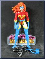 Ms. Marvel (Red / Blue Uniform) from Marvel - Hall of Fame - She-Force - Series 3 manufactured by Toy Biz [Loose]