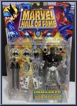 War Machine from Marvel - Hall of Fame - Unmasked manufactured by Toy Biz [Front]