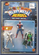 Silver Surfer / Spider-Man / Dr. Doom from Marvel - Heavy Metal Heroes - Multi-Packs manufactured by Toy Biz [Front]