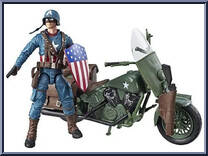 Captain America / Motorcycle Action Figure