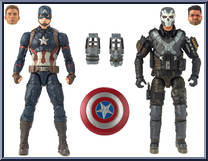 Captain America / Crossbones from Marvel Legends - Cinematic Universe 10th Anniversary - Box Sets manufactured by Hasbro [Loose]