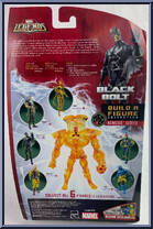 Black Bolt from Marvel Legends - Nemesis Series manufactured by Hasbro [Back]