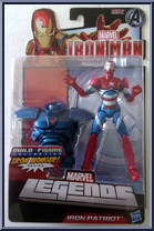 Iron Patriot from Marvel Legends - Iron Monger Series manufactured by Hasbro [Front]