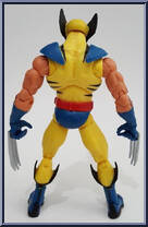 Wolverine (Blue & Yellow Tiger Stripes) from Marvel Legends - Red Hulk Series manufactured by Hasbro [Loose]