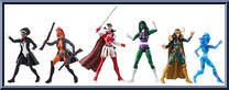 A-Force Heroines 6-Pack from Marvel Legends - Infinite Series - Exclusives manufactured by Hasbro [Loose]