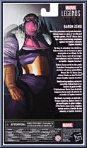 Baron Zemo from Marvel Legends - Infinite Series - Exclusives manufactured by Hasbro [Back]