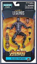 Black Panther (Vibranium) from Marvel Legends - Infinite Series - M'Baku Series manufactured by Hasbro [Front]