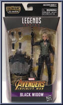 Black Widow (Avengers: Infinity War) from Marvel Legends - Infinite Series - Cull Obsidian Series manufactured by Hasbro [Front]