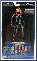 Black Widow from Marvel Legends - Infinite Series - Mandroid Series manufactured by Hasbro [Back]