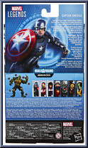 Captain America (Gamerverse) from Marvel Legends - Infinite Series - Abomination 2020 Series manufactured by Hasbro [Back]