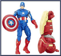 Captain America from Marvel Legends - Infinite Series - Hulkbuster 'Best Of Avengers' Series manufactured by Hasbro [Loose]