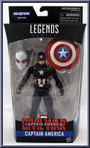 Captain America from Marvel Legends - Infinite Series - Giant Man 'Best Of Civil War' Series manufactured by Hasbro [Front]