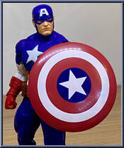 Captain America (Ultimate) from Marvel Legends - Infinite Series - Puff Adder Series manufactured by Hasbro [Loose]