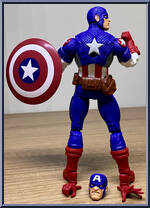Captain America (Ultimate) from Marvel Legends - Infinite Series - Puff Adder Series manufactured by Hasbro [Loose]