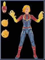 Captain Marvel (Binary Form) from Marvel Legends - Infinite Series - Exclusives manufactured by Hasbro [Loose]