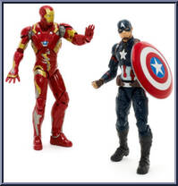 Civil War 4-Pack (Disney Store) from Marvel Legends - Infinite Series - Exclusives manufactured by Hasbro [Loose]
