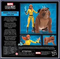 Crystal / Lockjaw (Inhumans) from Marvel Legends - Infinite Series - Multi-Packs manufactured by Hasbro [Back]