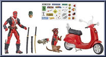 Deadpool Corps (Scooter / Dogpool / Squirrelpool) from Marvel Legends - Infinite Series - Vehicles manufactured by Hasbro [Loose]