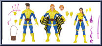 Gambit / Banshee / Psylocke Action Figure