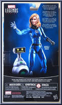 Invisible Woman from Marvel Legends - Infinite Series - Exclusives manufactured by Hasbro [Back]