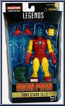 Iron Man (Tony Stark A.I.) from Marvel Legends - Infinite Series - Mr. Hyde Series manufactured by Hasbro [Front]