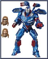 Iron Patriot (Endgame) from Marvel Legends - Infinite Series - Bro Thor Series manufactured by Hasbro [Loose]