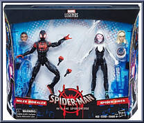 Miles Morales / Spider-Gwen from Marvel Legends - Infinite Series - Exclusives manufactured by Hasbro [Front]