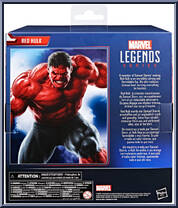 Red Hulk from Marvel Legends - Infinite Series - Captain America: Brave New World manufactured by Hasbro [Back]