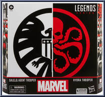 S.H.I.E.L.D. Agent Trooper / Hydra Trooper from Marvel Legends - Infinite Series - Multi-Packs manufactured by Hasbro [Front]