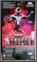 Symbiote Spider-Man from Marvel Legends - Infinite Series - Kingpin Series manufactured by Hasbro [Back]