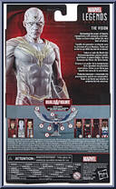 Vision (White) from Marvel Legends - Infinite Series - Captain America Series manufactured by Hasbro [Back]