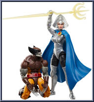 Wolverine / Lilandra Neramani from Marvel Legends - Infinite Series - Multi-Packs manufactured by Hasbro [Loose]