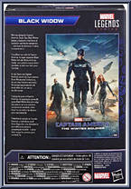 Black Widow from Marvel Legends - Infinity Saga - Captain America - Winter Soldier manufactured by Hasbro [Back]